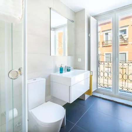 Lägenhet Blue By The River 1 - Elegant Two-bedroom In Santos Lisboa