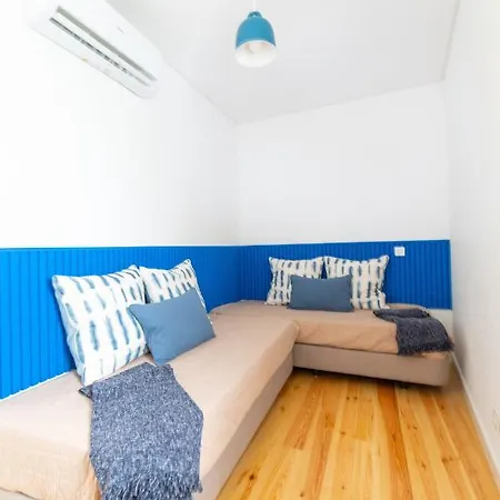 Apartment Blue By The River 1 - Elegant Two-bedroom In Santos *